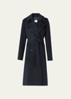 Burberry Kensington Double Breasted Cashmere Trench Coat