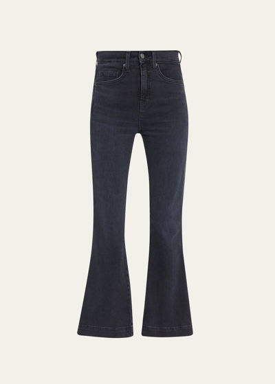 Veronica Beard Jeans Carson High-rise Ankle Flare Jeans