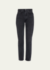 Agolde Lana Vintage Straight Ankle Jeans In Blue