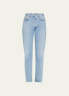 Agolde Lana Vintage Straight Ankle Jeans In Blue
