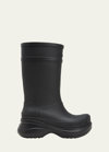 Balenciaga High-shaft Boots With Sculptural Sole