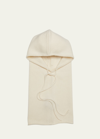 Lisa Yang Jackie Cashmere Hood Cover In Neutral