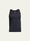 Majestic Soft Touch Scoop-neck Tank In Blue