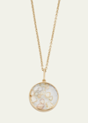 Moritz Glik Core Eighteen Yellow Rose-cut Diamond Shaker Pendant In 18k Gold