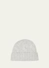 Eugenia Kim Roan Cable Knit Wool-blend Beanie In Gray
