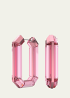 Swarovski Lucent Hoop Earrings In Pink
