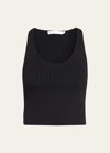 Simkhai Cecilia Core Crop Top In Black