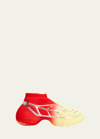 Givenchy Tk-360 Plus Mid Sneakers Red And Yellow