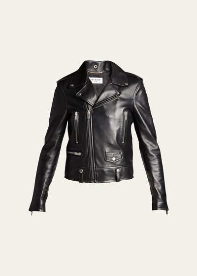 Saint Laurent Leather Biker Jacket