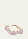 Graphic Image Memo Tray In Pink