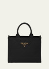 Prada Small Triangle-embossed Shopper Tote Bag