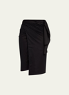 Eres Tanagra Sarong With Belt In Black