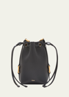 Chloé Micro Marcie Bucket Bag In Black