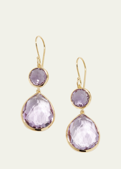 Ippolita Snowman Teardrop Earrings In 18k Gold