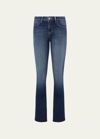 L Agence Ruth High-rise Straight Jeans In Blue