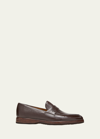 Bontoni Leather De Bustis Loafers In Brown