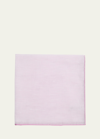Simonnot Godard Men's Cotton-linen Pocket Square In Pink
