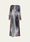 La Doublej Supremes Swing Sequined Placee Dress In Multi
