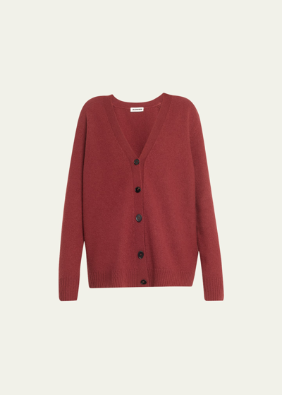 Jil Sander Button-front Wool Cardigan