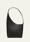 Aesther Ekme Demi Lune Asymmetrical Shoulder Bag In Black
