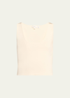 A.l.c Cleo Knit Crop Top In Neutral