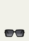 Bvlgari Serpenti Geometric Sunglasses In Black