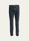 Saint Laurent Men's Slim-fit Jeans In Blue