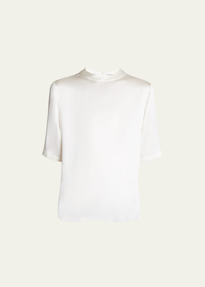 Saint Laurent Men's Satin Crepe T-shirt