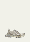 Balenciaga Eggshell Polyurethane Sneakers