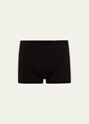 Hanro Men's Cotton Superior Boxer Briefs In Black