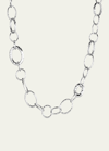 Ippolita Long Hammered Bastille Necklace In Sterling Silver