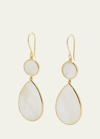 Ippolita Snowman 2-stone Drop Earrings In 18k Gold