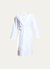 Hanro Cotton Waffle Robe In Pink