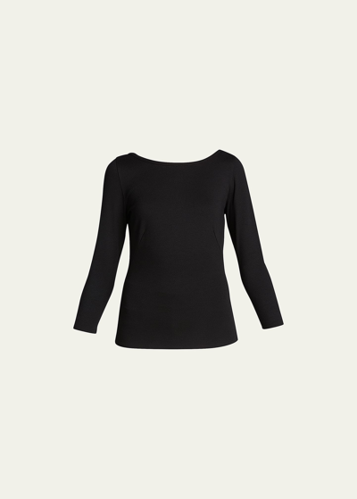 Akris Punto Three-quarter-sleeve Jersey Top