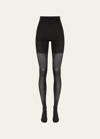 Spanx Luxe Sheer Shaping Tights In Black
