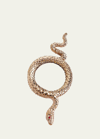 L'objet Snake Small Gold-plated Magnifying Glass