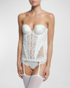 Simone Perele Wish Smooth-cup Plunge Bustier In White