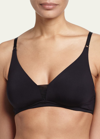 Cosabella Evolution Mesh-inset Soft Bra In Black