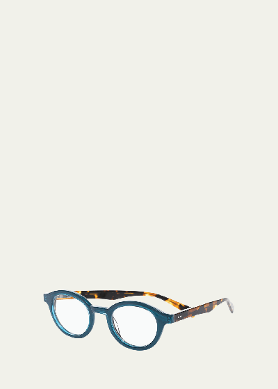 Eyebobs Tv Party Round Two-tone Readers, Blue/tortoise