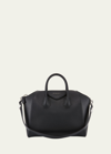 Givenchy Antigona Medium Top Handle Bag In Grained Leather In Black