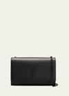 Saint Laurent Kate Medium Ysl Crossbody Bag In Grained Leather