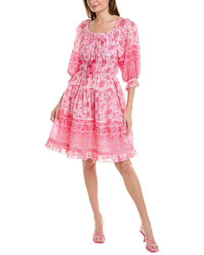 Bella Tu Off-the-shoulder Mini Dress In Pink