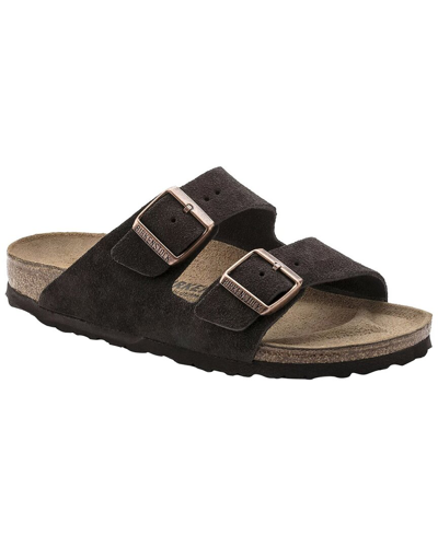 Birkenstock Soft Footbed Arizona Mules In Brown