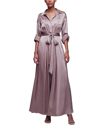 L Agence L'agence Cammi Shirtdress In Pink