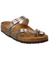 Birkenstock Mayari Graceful Taupe Birko-flor Thong Sandals In Brown