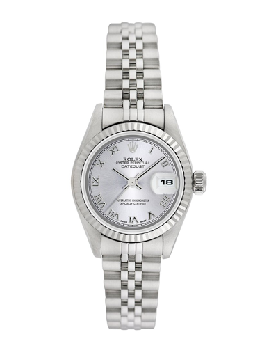 Rolex Women's Datejust Watch, Circa 2000s (authentic ) In Gray