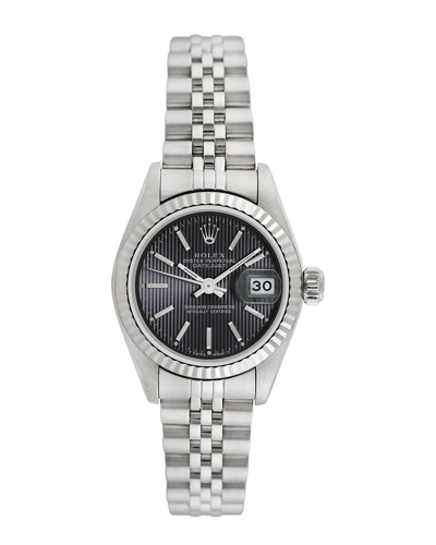 Rolex Women's Datejust Watch, Circa 1980s (authentic ) In Metallic