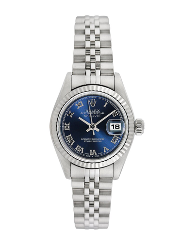 Rolex Women's Datejust Watch, Circa 2000s (authentic ) In Metallic