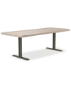 URBIA URBIA BROOKS 116IN T BASE DINING TABLE
