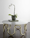 Jonathan Adler Scalinatella Coffee Table In White